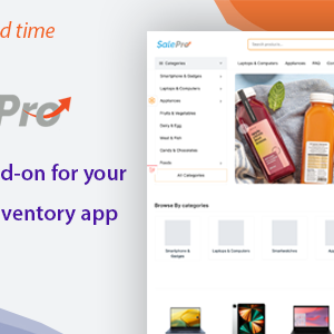 eCommerce add-on for SalePro POS, inventory management app