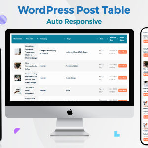 WordPress Post Table