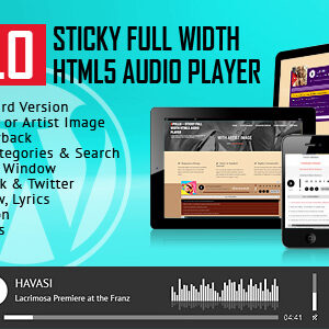 Apollo - Sticky Full Width HTML5 Audio Player - WordPress Plugin