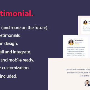 Quick Testimonial For WordPress