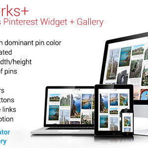 PinWorks+ Wordpress Pinterest Gallery Widget