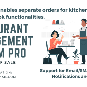 Restaurant POS Pro - Restaurant management system with kitchen and bar display