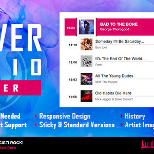 CLEVER - HTML5 Radio Player With History - Shoutcast and Icecast - WordPress Plugin