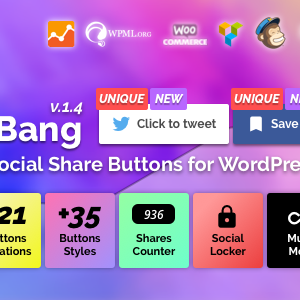 ShareBang, Ultimate Social Share Buttons for WordPress.
