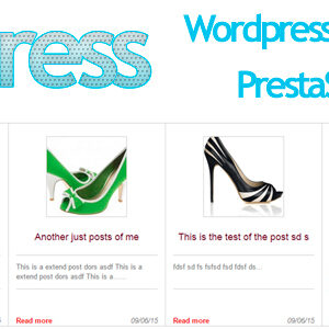 Wpress Show Wordpress Post on Prestashop