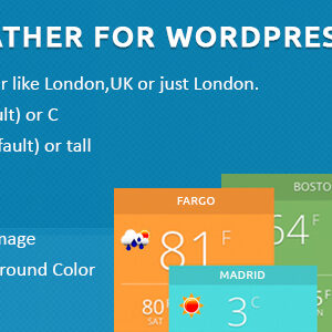 City Weather for WordPress