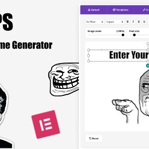 TM CAPS - WordPress Meme Generator For Elementor