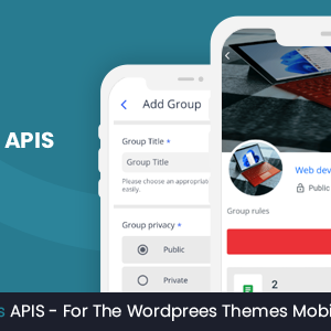 WPQA Groups APIs - Addon For The WordPress Themes