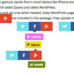 Share Button WordPress Plugin