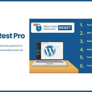 Mass Users Password Reset Pro Plugin for WordPress