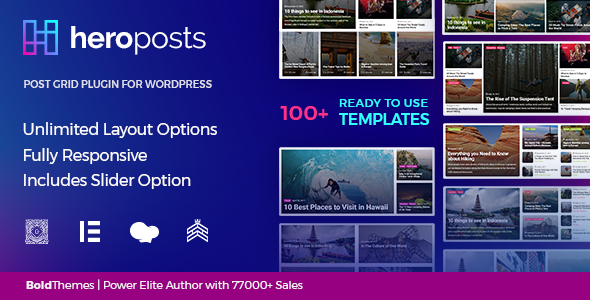 Hero Posts - Post Grid Plugin for WordPress
