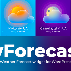 wForecast - Weather Forecast Widget for WordPress