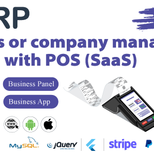 WeERP - Business or company management solution with POS (SaaS) including web panel