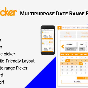 DateRange Picker - Multipurpose Date Range Picker - WordPress Plugin