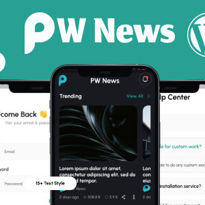PW News WP - Wordpress Flutter News App