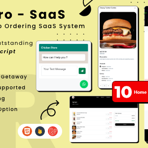 Restro SaaS - Multi Restaurant Online WhatsApp Food Ordering  System SaaS