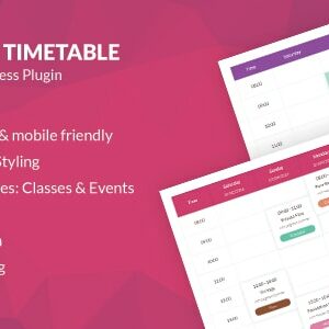 Noo Timetable - Responsive Calendar & Auto Sync WordPress Plugin