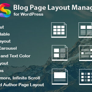 Blog Page Layout Manager for WordPress