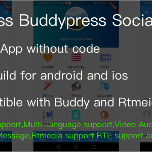 Wordpress Buddypress Social App
