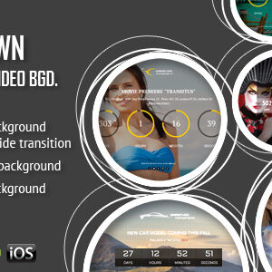 CountDown With Image or Video Background - Responsive WordPress Plugin