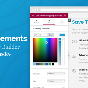 Boosted Elements | WordPress Page Builder Add-on for Elementor
