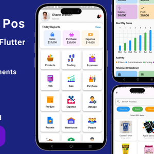 MokPOS | POS & Inventory Admin Flutter Template for Android & iOS