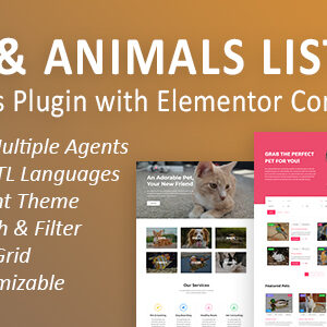 PALWP: Pets and Animals Listing WordPress Plugin