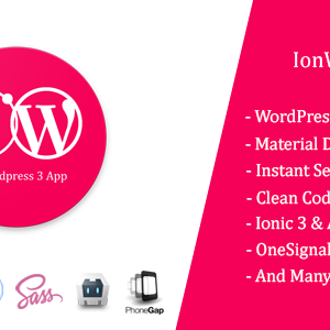 IonWordPress 3 - Ionic WordPress Hybrid Mobile App (Ionic 3 & Angular 4)