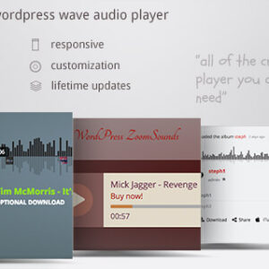 ZoomSounds - WordPress WPBakery Page Builder Waveform Audio Player
