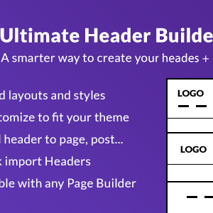 Ultimate Header Builder - Header & MegaMenu Builder for WordPress