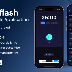 Focus Flash – Productivity & Pomodoro App & Google Admob Ads