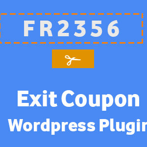 Exit Coupon - Wordpress Plugin