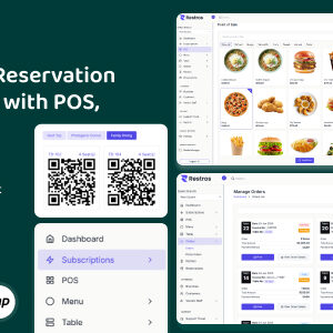 Restros – Restaurant & Reservation Management SaaS with POS, QR & Multi-Branch Support