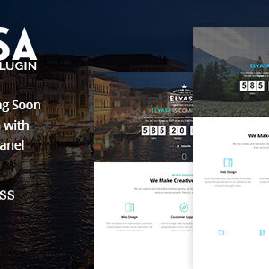 Elyasa - Responsive Coming Soon WordPress Plugin