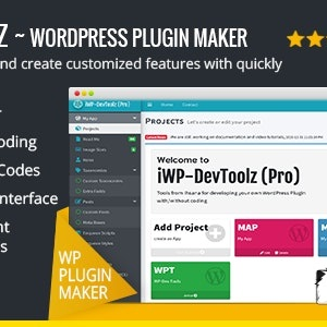 iWP-DevToolz (Pro) - WordPress Plugin Maker + Code Generator