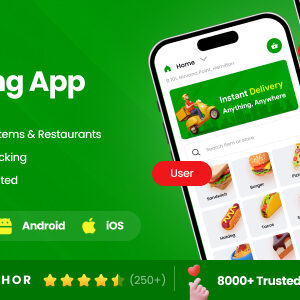 6 App Template| Multi-Vendor Food Ordering| Food Delivery| UberEats  Zomato Clone| Flutter| DeliFood