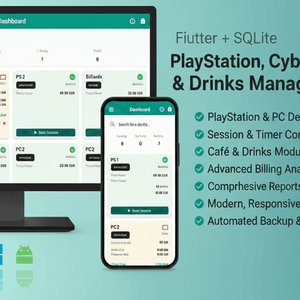 PS Lounge – PlayStation & Games Café Management App