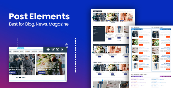 Post Elements - Elementor Addon for Blog, Newspaper, Magazine WordPress Plugin